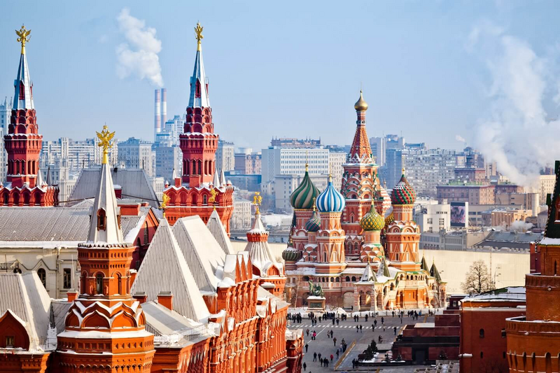 Image of st basils cathedral in moscow