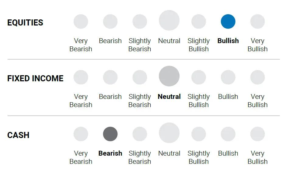 Graphic – equities / fixed income / cash